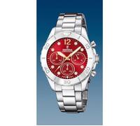 Festina Montre femme F20603/2 Boyfriend – Acier inoxydable 316L argenté, Quartz chronographe, 10 ATM