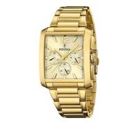Montre - Festina - F20638-1 - Chrono doré - Acier - 38 mm - Cadran blanc