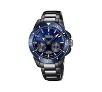 Montre FESTINA pour Homme F20647/1 Connected Boîtier en Acier Inoxydable Bleu Bracelet en Acier Inoxydable Noir