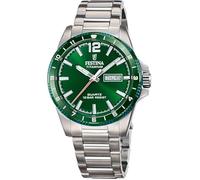 Festina Montre Homme F20698/3 Titane Gris 43 mm Quartz Calendrier Verre minéral 10 ATM bracelet S
