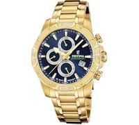 Montre - FESTINA - F20705/5 - Chronographe - Acier Inoxydable Doré - Étanchéité 10 Atm