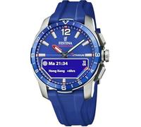 Montre - FESTINA - F23000 - Connected D - Boîtier en titane argenté - Bracelet en caoutchouc - Sportive