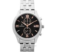 Festina Montre Homme F6854/7 Timeless Chronographe – Acier 316L argent, Quartz, Date, Verre minéral