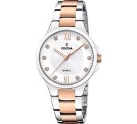 Festina Mixte Analogique-Numérique Quartz Montre avec Bracelet en Acier Inoxydable