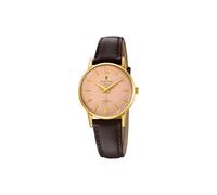 Montre FESTINA pour Femme F20255/2 Special Prices Boîtier en Acier Inoxydable Doré Bracelet en Cuir Marron