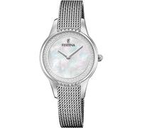 Montre FESTINA pour Femme F20494/4 Mademoiselle Boîtier en Acier Inoxydable Gris Bracelet en Acier Inoxydable Gris