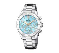 Montre FESTINA pour Femme F20603/4 Boyfriend Boîtier en Acier Inoxydable Gris Bracelet en Acier Inoxydable Gris