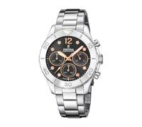 Montre FESTINA pour Femme F20603/6 Boyfriend Boîtier en Acier Inoxydable Gris Bracelet en Acier Inoxydable Gris