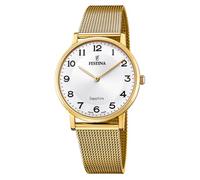 Montre FESTINA pour Homme F20022/5 Swiss Made Boîtier en Acier Inoxydable Doré Bracelet en Acier Inoxydable Doré
