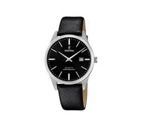 Montre FESTINA pour Homme F20512/4 Acero Clasico Boîtier en Acier Inoxydable Gris Bracelet en Cuir Noir
