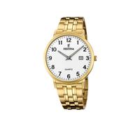 Montre FESTINA pour Homme F20513/1 Acero Clasico Boîtier en Acier Inoxydable Doré Bracelet en Acier Inoxydable Doré
