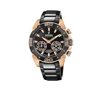 Montre FESTINA pour Homme F20548/1 Smartwatch Boîtier en Acier Inoxydable Rose Bracelet en Acier Inoxydable Noir