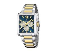 Festina Montre Hommes Acier Inoxydable Argent Or Chronographe Montre Uf20637/6