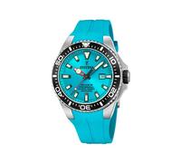 Montre FESTINA pour Homme F20664/5 The Originals Boîtier en Acier Inoxydable Gris Bracelet en Plastique Bleu