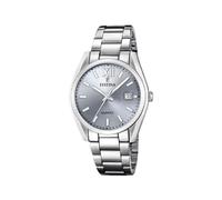 Montre FESTINA pour Homme F20683/1 Acero Clasico Boîtier en Acier Inoxydable Gris Bracelet en Acier Inoxydable Gris