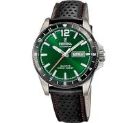 Montre FESTINA pour Homme F20699/3 Special Prices Boîtier en Titane Gris Bracelet en Cuir Noir