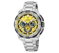 Montre FESTINA pour Homme F20724/4 Chrono Bike Boîtier en Acier Inoxydable Gris Bracelet en Acier Inoxydable Gris