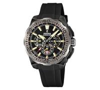 Montre FESTINA pour Homme F20726/3 Chrono Bike Boîtier en Acier Inoxydable Noir Bracelet en Caoutchouc Noir