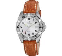 Montre FESTINA pour Homme F8888/L Special Prices Boîtier en Acier Inoxydable Gris Bracelet en Cuir Marron