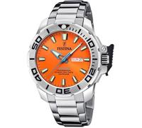 Montre - FESTINA - The Originals Diver F20665/5 - Quartz - Acier inoxydable - 46 mm - Orange