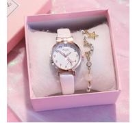 Montre fille avce bracelet fille libellule blanc mode mignon étudiant adolescent cadeau