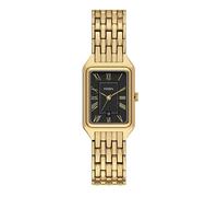 Fossil Montre Raquel pour femmes – quartz 3 aiguilles, bracelet acier inoxydable, ton or/noir, 23 mm