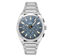Montre Fossil Everett Cadran Bleu Quartz Décontractée Étanche 50M FS6154 Homme