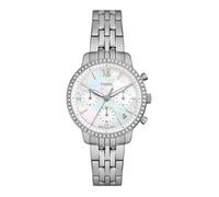 Fossil Montre Neutra ES5357 pour Femmes – Mouvement chronographe, bracelet acier ou cuir