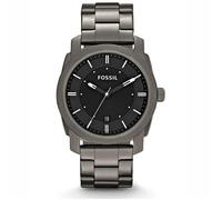 Fossil Montre pour homme Machine, mouvement à quartz, boîtier en acier inoxydable fumé de 42 mm avec un bracelet en acier inoxydable, FS4774