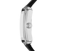 Montre - FOSSIL - FS6078 - Bracelet cuir noir - Boîtier rectangulaire 30x34 mm - Étanche 5 ATM