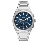 Montre - FOSSIL - FS6104 The Minimalist - Boîtier acier doré - Cadran bleu - Bracelet cuir marron