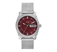 Montre Fossil - Hommes - FS6014 - Argent Acier inoxydable - 42 mm - 11 mm - Bourgogne