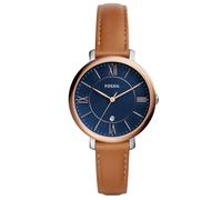 Montre - Fossil - JACQUELINE ES4274 - Cuir - Or Rose - Bleu