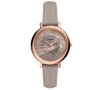 Montre FOSSIL - Jacqueline solaire cuir gris - Femme - Water resistant
