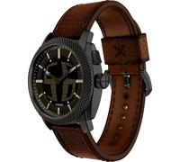 Fossil Montre à affichage analogique – Marron/Noir – Taille One Size