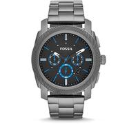 Fossil pour Homme Montre Machine, Taille de Boîtier de 45 mm, Mouvement Chronographe à Quartz, Bracelet en Acier Inoxydable