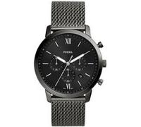 Montre Fossil Neutra Chronograph pour homme, acier inoxydable fumé, FS5699 Gris G