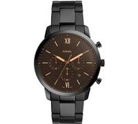 Montre Fossil Neutra Chronograph pour homme, acier inoxydable ton sur ton, FS5525 Noir G