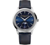 Montre Frédérique Constant - Mixte - FC-206N3S6 - Bracelet en Cuir Bleu - Etanche 5 ATM