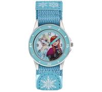 Frozen Montre FZN5014 Filles – Cadran Anna et Elsa – Bracelet en tissu – Affichage analogique