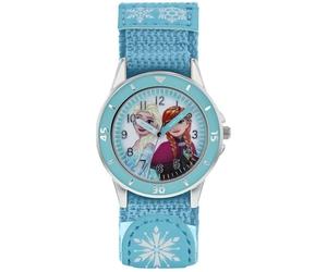 Montre - Frozen - FZN5014 - Cadran Anna et Elsa - Bracelet en tissu - Affichage analogique