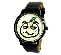 MONTRE FUN RIGOLO OASIS DESSIN FRUIT DROLE MALICE MIXTE FEMME HOMME UNISEXE NOIR