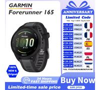 Montre GARMIN Forerunner 165 avec capteur d'oxygène sanguin, suivi du stress, dynamiques de course à pied, fréquence cardiaque et entraînement croisé. Black Today ship