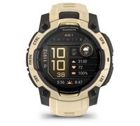Garmin Instinct 3, AMOLED (édition limitée) - Montre GPS Robuste et connectée - Sable avec Bracelet Silicone Sable- Boîtier 45 mm