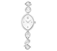 Swarovski Montre Gema – Bracelet en cristal, ton argenté, acier inoxydable, 20 mm, quartz