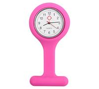 Montre Gousset d'infirmière en Silicone avec Broche - Rose foncé - TRIXES
