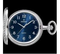 Montre Gousset - Festina - F2021/2 - Homme - Acier Inoxydable - Cadran Bleu - 49mm
