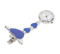 Montre gousset suspendue pour école d'infirmières, usage quotidien, ronde, bleue, 8 x 4 cm, vérification