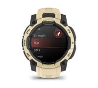 Garmin Instinct 3, AMOLED (édition limitée) - Montre GPS Robuste et connectée - Sable avec Bracelet Silicone Sable- Boîtier 45 mm