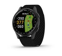 Garmin Montre GPS de golf Approach® S50 – Écran AMOLED, cardio poignet, lunette aluminium ardoise